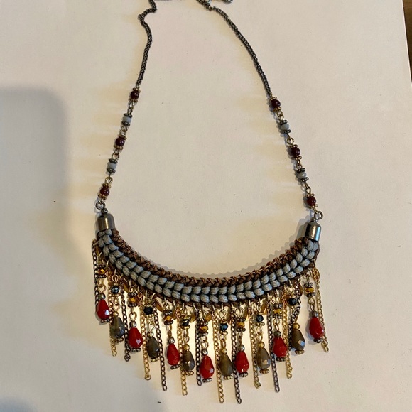 Trendy Boho Tribal Necklace - Picture 5 of 8